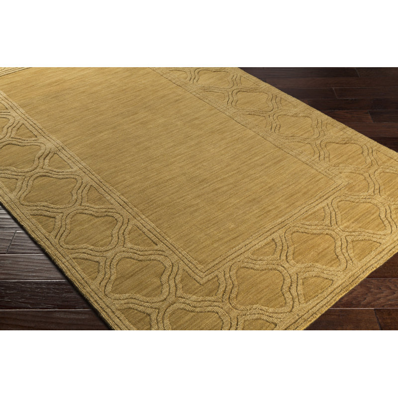 Charlton Home Essex Mustard Yellow Area Rug & Reviews Wayfair